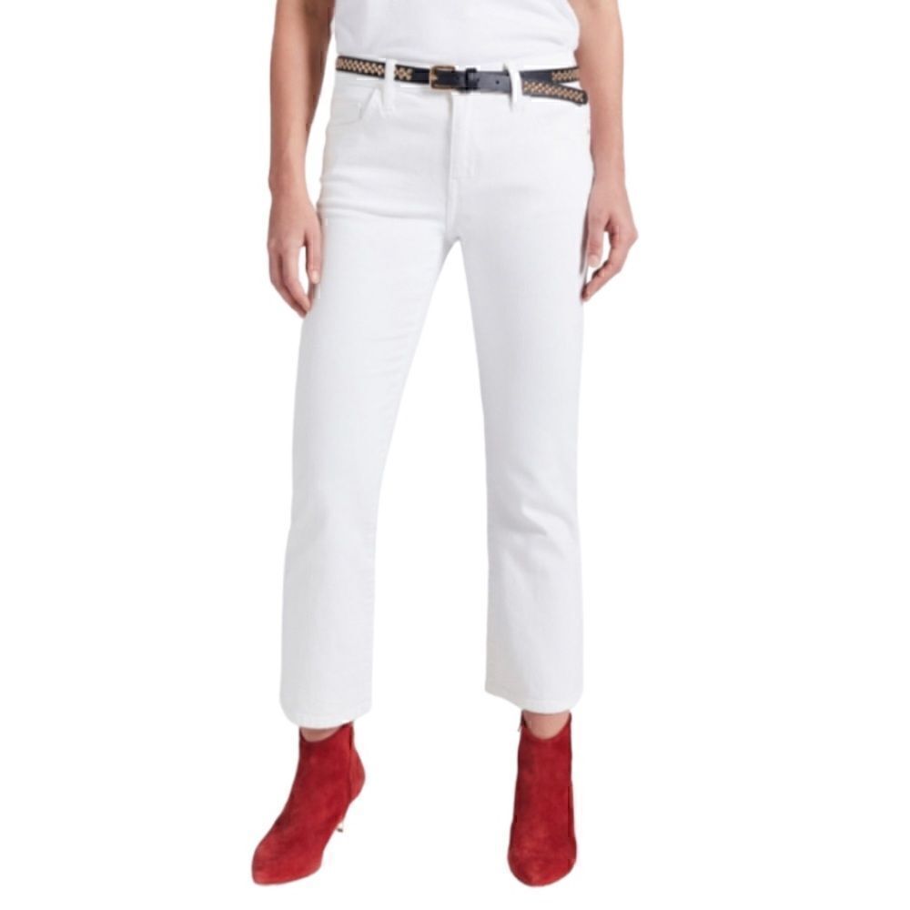 Current Elliott The Kick Jean White Denim